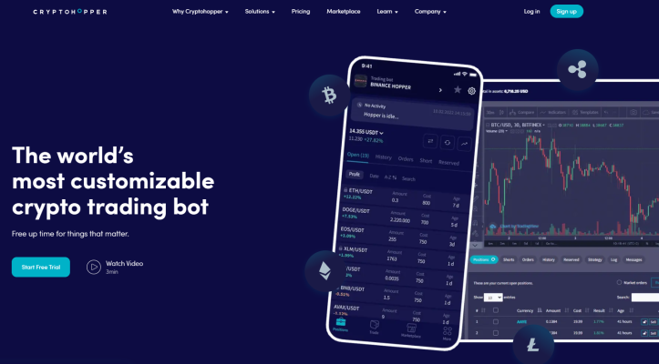 Cryptohopper Customizable AI Trading Bots with Automated Strategies